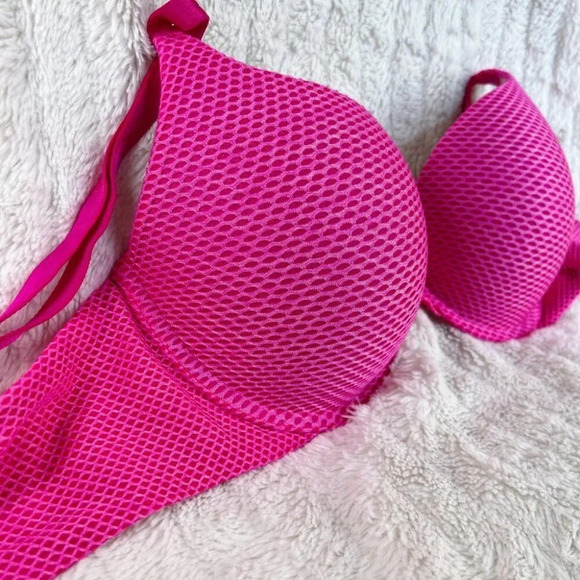 Victoria's Secret VS Pink Magenta Perfect Shape Push-up Bra - Picture 6 of 6